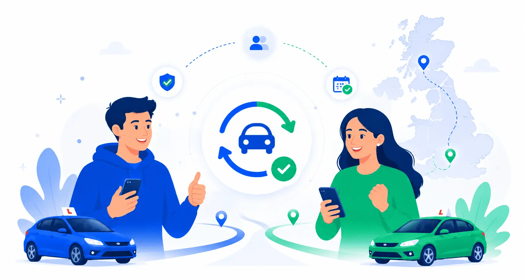 Driving test swap planning
